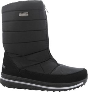 BUTY zimowe ŚNIEGOWCE botki PROGRESS PROGJ-22-129 kożuszek 38 ciepłe czarny r.38