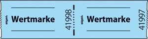 Sigel® GR555 Gutscheinmarken-Rollen »Wertmarke« - blau, fortlaufend nummeriert, 60x30 mm, 500 Stück