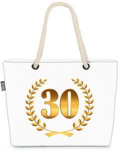 VOID 30 Jahre Jubiläum Geburtstag Strandtasche Shopper 58x38x16cm 23L XXL Einkaufstasche Tasche Reisetasche Beach Bag
