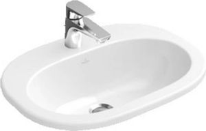 Villeroy & Boch Einbauwaschtisch O.novo 56 cm weiß 41615601 Villeroy & Boch Einbauwaschtisch O.novo 56 cm weiß 41615601