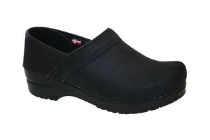 Sanita Original-Prof. Textured Oil Clog Black Gr.45