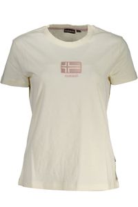 Napapijri Perfect Dámské tričko s krátkým rukávem White Barva: Bílá, velikost: XL
