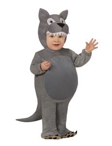 Baby Wolf - Kostüm für Kinder Größe 74-92, Größe:86/92