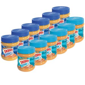 SKIPPY Erdnussbutter Bundle 6x "Creamy" 6x "Super Chunk" ohne Palmöl 12x 340g