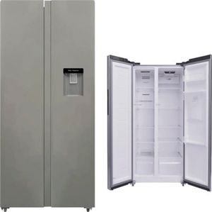 Side by Side Kühlschrank PKM SBS436NFWDIX BxHxT 78 x 173,5 x 71,3 cm Kühlteil 270 l für Flaschen
