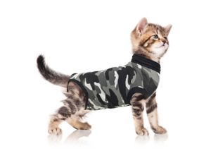 Pooperační ochranný oděv pro kočky, Délka zad: 29 - 37 cm