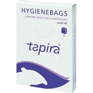 Tapira PE-Hygienebeutel für Spender weiß aus Polyethylen 30 Stück