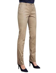 Brook Taverner Damen Chinohose Business Casual Collection Houston Chino 2303 Beige 18R(46)/29