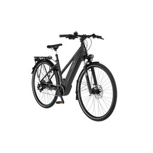 FISCHER E-Bike Pedelec Trekking VIATOR 6.0i Damen, Rahmenhöhe 49 cm, 28 Zoll, Akku 504 Wh, Mittelmotor, Kettenschaltung, Brose Display, schwarz