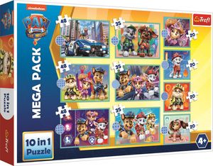 Trefl 90391 - PAW Patrol 10 in 1 Puzzle 20-48 Teile