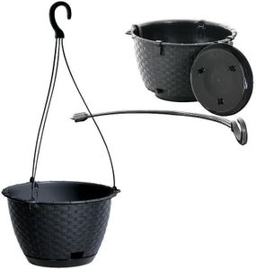 Hängetopf Ratolla Bell dunkelgrau 24,3 cm