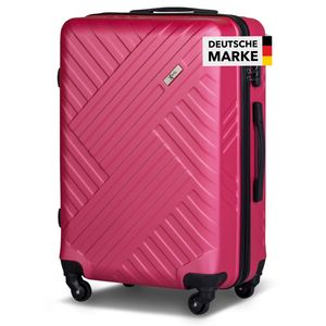 Xonic Design Reisekoffer mit Rollen 360° - ABS Hartschalen-Koffer Trolley mit Zahlenschloss in Handgepäck M-L-XL-Set (Light Pink, XL) Xonic Design Reisekoffer mit Rollen 360° - ABS Hartschalen-Koffer Trolley mit Zahlenschloss in Handgepäck M-L-XL-Set (Light Pink, XL)