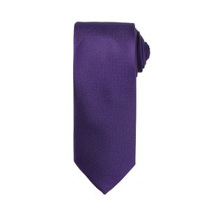 Pánska kravata s jemným vafľovým vzorom (2 ks/balenie) RW6942 (jedna veľkosť) (fialová)