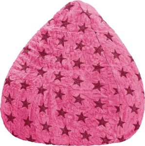 BeanBag Fluffy Stars XL 70 x 110 cm,  Pink