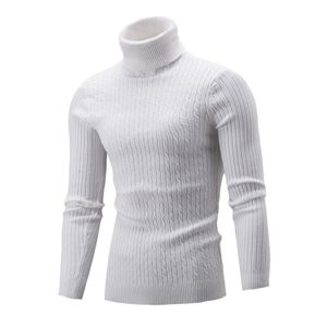 Herren Europäischer Und Amerikanischer Neuer Schmaler Pullover Aus Leinen,Farbe:Weiß,Größe:L