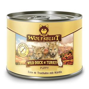 Wolfsblut Puppy Wild Duck & Turkey Nassfutter 6 x 200 g