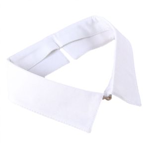 Falscher Kragen, Perlen, All-Match-Damen-Bluse mit gefälschtem Kragen, abnehmbare Bluse für den Alltag, Weiß