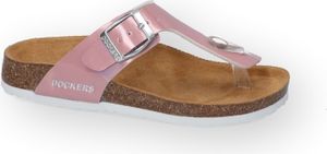 Dockers by Gerli Kinder Mädchen Bio Sandalen Zehentrenner Hausschuhe, Farbe:Rosa (Rosa), Größe:EUR 39