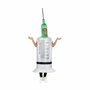 Spritzen-Kostüm für Erwachsene weiss-grün