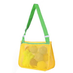 Strandspielzeug Taschen Netzbeutel für Kinder, Strand Zubehör bunte Muschelsammelbeutel Strandtasche Strandnetztasche Sandspielzeug Netztasche für Strandmuscheln Mesh Bag für Mädchen Jungen (Erstes Bild)