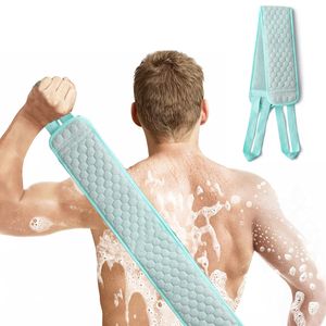 Netz Badeschwamm Eincremehilfe für Rücken Weiche Strapazierfähige für Das Tägliche Baden für Frauen und Männer,(green)