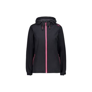 Cmp Woman Rain Jacket Fix Hood 01Ue Antracite-Gloss 38