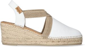Toni Pons Tossa Damen Espadrilles Blanc Größe 45