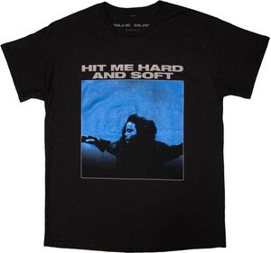 Billie Eilish - "Hit Me Hard And Soft Tracklist" Tričko pro muže/dámy Uni RO12532 (M) (Black)