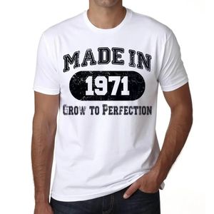 Herren Grafik T-Shirt Wachsen bis zur Perfektion aus dem Jahr 1971 – Grow to Perfection  1971 – Geschenk 53. Geburtstag Jahrestag 53 Jahre