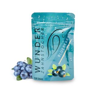 Wunder Zahnstocher - Refill Pack - Blueberry/Blaubeere, Geschmack:Blaubeere