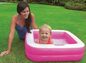 Intex 57100 Planschbecken Pool Babypool 85 x 85 x 23 cm grün oder pink