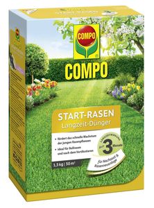 COMPO Start-Rasen Langzeit-Dünger - 1,5 kg für 50 m²