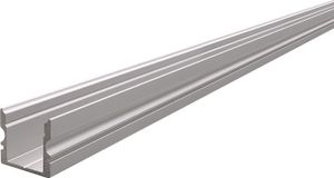 Reprofil AU-02-10 hohes U-Profil für 10 - 11,3 mm LED Stripes, Silber-matt, eloxiert, 2000 mm