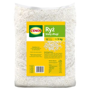 Cenos Ryż Biały Długi 5 Kg