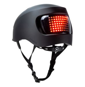 Lumos Matrix LED Helm Licht Blinker Warnlicht charcoal black 54-61cm