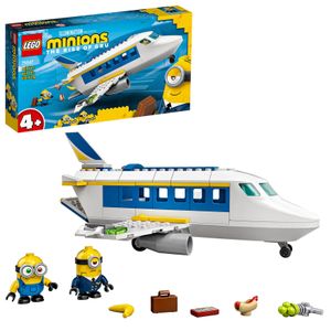 LEGO 75547 Minions Flugzeug Spielzeug mit Figuren: Stuart und Bob, Set für Minions-Fans