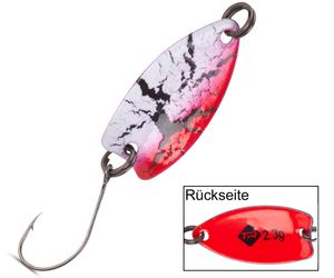 Iron Trout Zest Spoon 2,3g - Forellenblinker, Sänger Farbe:Crackle White / Red
