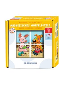 Spiegelburg Spiele & Puzzle Magnetisches Würfelpuzzle - Die Lieben Sieben Würfelpuzzle Puzzle Kleinkind