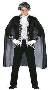 edle Vampir Lord Kostüm für Herren Gr. M/L, Größe:L