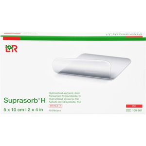 Suprasorb H dünn 5 x 10 cm 10 Stück Hydrokolloid-Verband