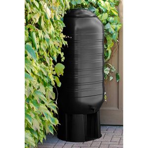 120 Liter schwarz Regentonne Wasserfass Wasserbehälter dicht verschließbar NEU. 