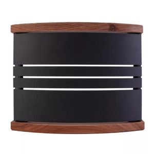 Světlo Harvia do sauny a efektní černé stínítko v provedení Legend. Saunové světlo je navrženo pro připevnění na stěnu sauny.