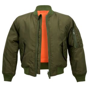 Brandit Kids MA1 Jacket olive, 170/176