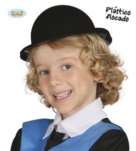 schwarze Melone - Hut für Kinder