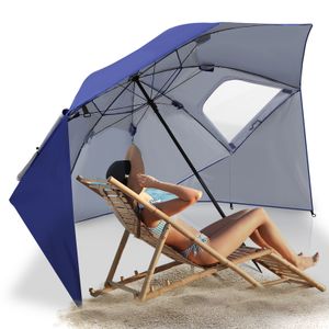 Jopassy Sonnenschirm Gartenschirm Strand Schirm Terrasse Hawaiischirm Regenschirm 210cm