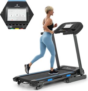 Capital Sports Pacemaker F120 Laufband Klappbar Elektrisch Laufband für Zuhause Treadmill max. 12 km/h Walking Pad, LowNoise-FX Drive Motor, mit oder ohne Massage-Station