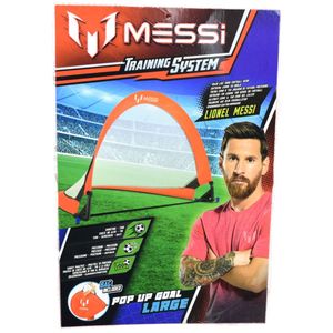 Lionel Messi FC Barcelona Pop Up Fußballtor Tor mit Netz tragbar falbar 116x84