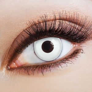 Kontaktlinsen Zombie Alarm weiß Tageslinsen