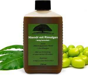 Niemöl Neemöl mit Rimulgan / Emulgator 250 ml / Niem Neem ***FERTIG GEMISCHT*** Konzentrat für gesunde Pflanzen