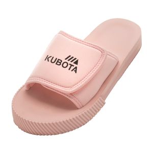 Kubota Pantoletten mit Klettverschluss Badelatschen Sandalen Damen "Version 2.0" Hellrosa, 40